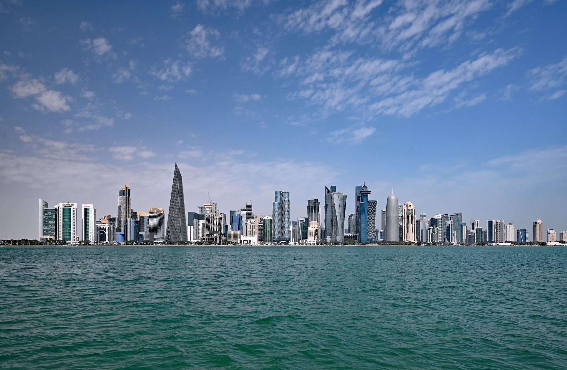 Doha West Bay waterfront skyline